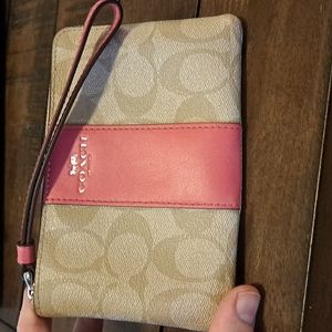 Coach wristlet